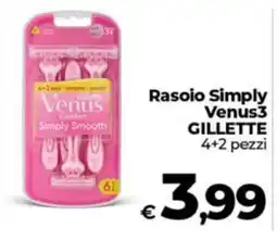 Coop Rasoio Simply Venus3 GILLETTE offerta