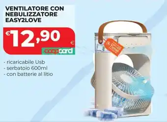VENTILATORE CON NEBULIZZATORE EASY2LOVE