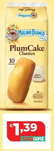Coop Mulino Bianco PlumCake Classico offerta