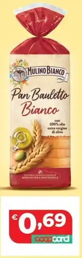 Coop Mulino Bianco Pan Bauletto Bianco offerta