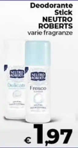Coop Deodorante Stick NEUTRO ROBERTS offerta