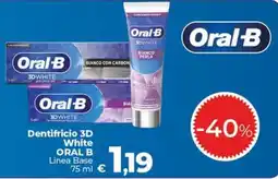 Coop Dentifricio 3D White ORAL B offerta