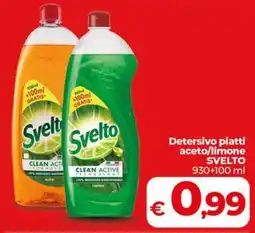 Coop Detersivo piatti acetolimone SVELTO offerta
