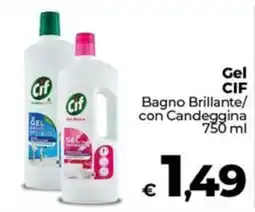 Coop Gel CIF Bagno Brillante/con Candeggina offerta