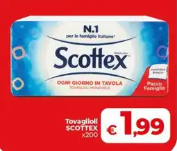 Coop Tovaglioli SCOTTTEX offerta