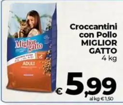 Coop Croccantini con Pollo MIGLIOR GATTO offerta