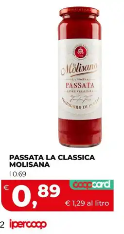 Ipercoop PASSATA LA CLASSICA MOLISANA offerta