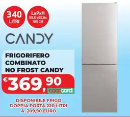 Ipercoop FRIGORIFERO COMBINATO NO FROST CANDY offerta