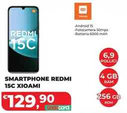Ipercoop SMARTPHONE REDMI 15C XIAOMI offerta