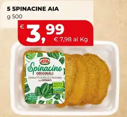 Ipercoop Spinacine AIA ORIGINALI offerta