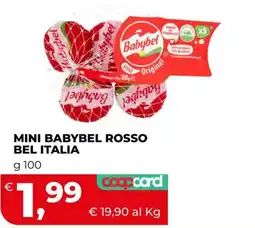 Ipercoop MINI BABYBEL ROSSO BEL ITALIA offerta