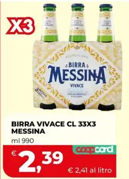Ipercoop Birra Vivace Messina offerta