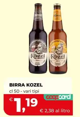 Ipercoop Birra Kozel offerta