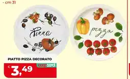 Ipercoop Piatto pizza decorato offerta