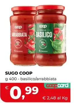 Ipercoop Sugo Coop offerta