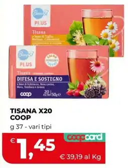 Ipercoop Tisana X20 COOP offerta