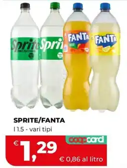 Ipercoop Sprite/Fanta offerta