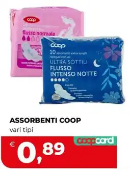 Ipercoop Assorbenti Coop offerta