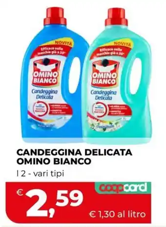 Ipercoop Candeggina Delicata Omino Bianco offerta