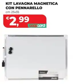 Ipercoop KIT LAVAGNA MAGNETICA CON PENNARELLO offerta