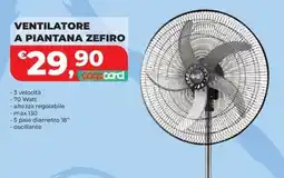 Ipercoop VENTILATORE A Piantana Zefiro offerta