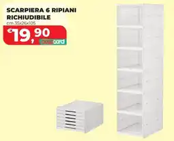 Ipercoop SCARPIERA 6 RIPIANI RICHIUDIBILE offerta
