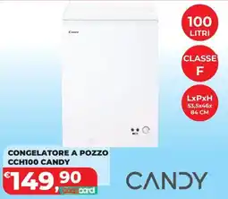 Ipercoop Congelatore a pozzo CCH100 Candy offerta