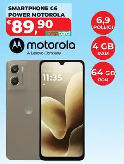 Ipercoop SMARTPHONE G6 POWER MOTOROLA offerta