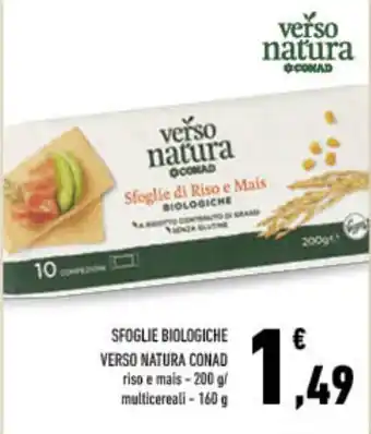 Sfoglie biologiche verso natura
