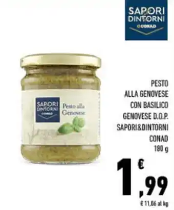 Conad Tuday Pesto alla Genovese SAPORI&DINTORNI offerta