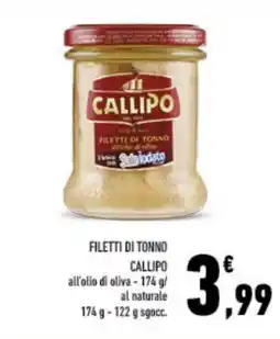 Conad Tuday Filetti di tonno Callipo offerta