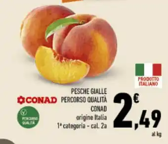 Conad Tuday PESCHE GIALLE PERCORSO QUALITÀ CONAD offerta