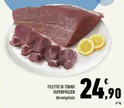 Conad Tuday FILETTO DI TONNO SUPERFROZEN decongelato offerta