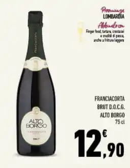 Conad Tuday FRANCIACORTA BRUT D.O.C.G. ALTO BORGO offerta
