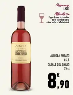 Conad Tuday ALBIOLA ROSATO I.G.T. CASALE DEL GIGLIO offerta