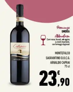 Conad Tuday Collepiave Montefalco Sagrantino D.O.C.G. Arnaldo Caprai offerta