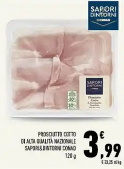 Conad Tuday Prosciutto Cotto Saporidintorni Conad offerta