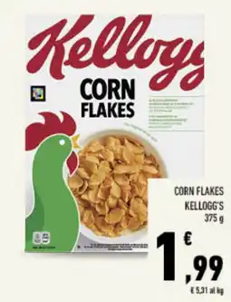 Conad Tuday Corn Flakes Kellogg's offerta