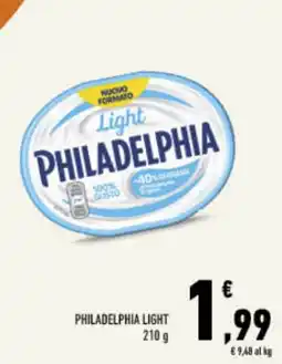 Conad Tuday PHILADELPHIA LIGHT offerta