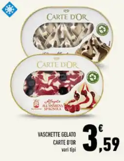 Conad Tuday VASCHETTE GELATO CARTE D'OR offerta