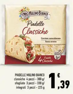 Conad Tuday Piadelle Mulino Bianco Classiche offerta