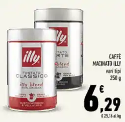 Conad Tuday Caffè macinato illy offerta