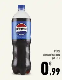 Conad Tuday PEPSI classica/max zero offerta