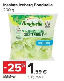 Carrefour Insalata Iceberg Bonduelle offerta