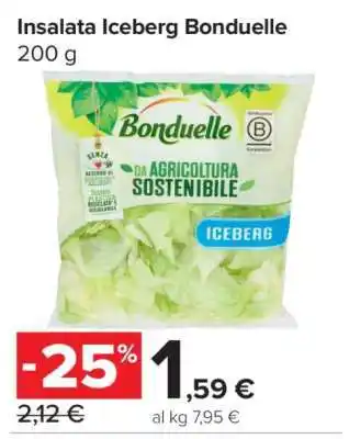 Carrefour Insalata Iceberg Bonduelle offerta
