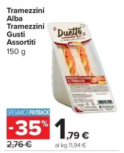 Carrefour Tramezzini Alba Tramezzini Gusti Assortiti offerta