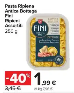 Carrefour Pasta Ripiena Antica Bottega Fini Ripieni Assortiti offerta