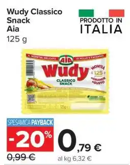 Carrefour Wudy Classico Snack Aia offerta
