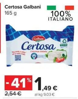 Carrefour CERTOSA GALBANI offerta