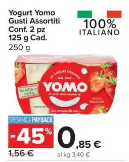 Carrefour Yogurt YOMO gusti assortiti offerta